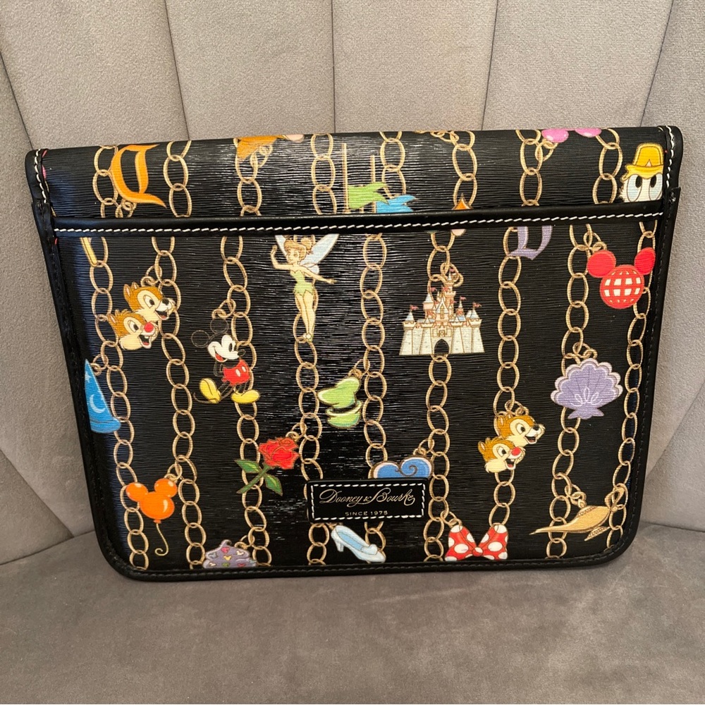 ✅ Dooney & Bourke Disney Parks*Charms*iPad/Tablet Padded Holder*19109D S165 11x9